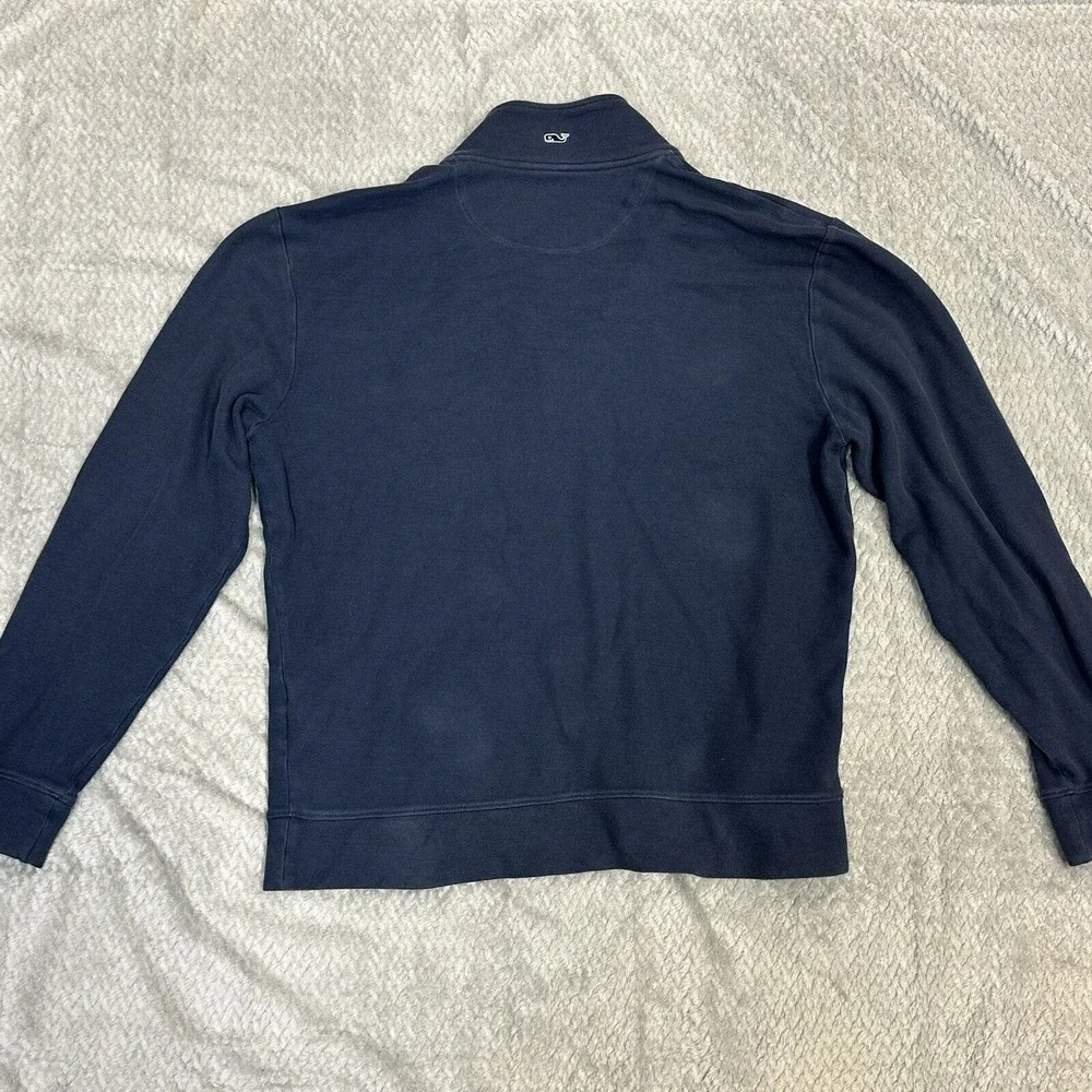 Los Angeles Rams Sweater Mens Large‎ Gray Vineyard Vines 1/4 Zip Pullover Pima